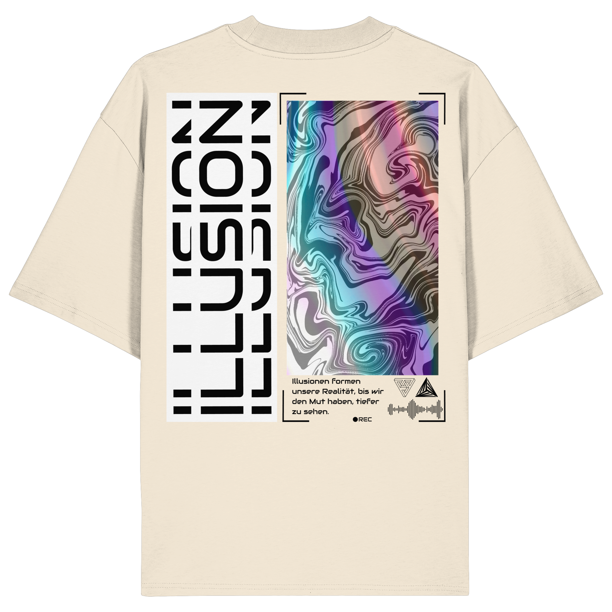 rylive Unisex Oversized T-Shirt // Illusion