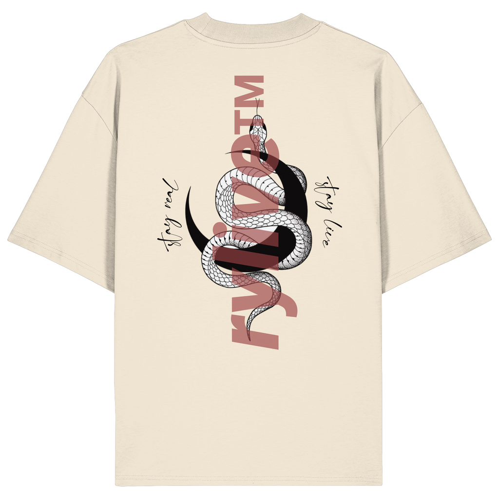 rylive Unisex Oversized T-Shirt // Snake