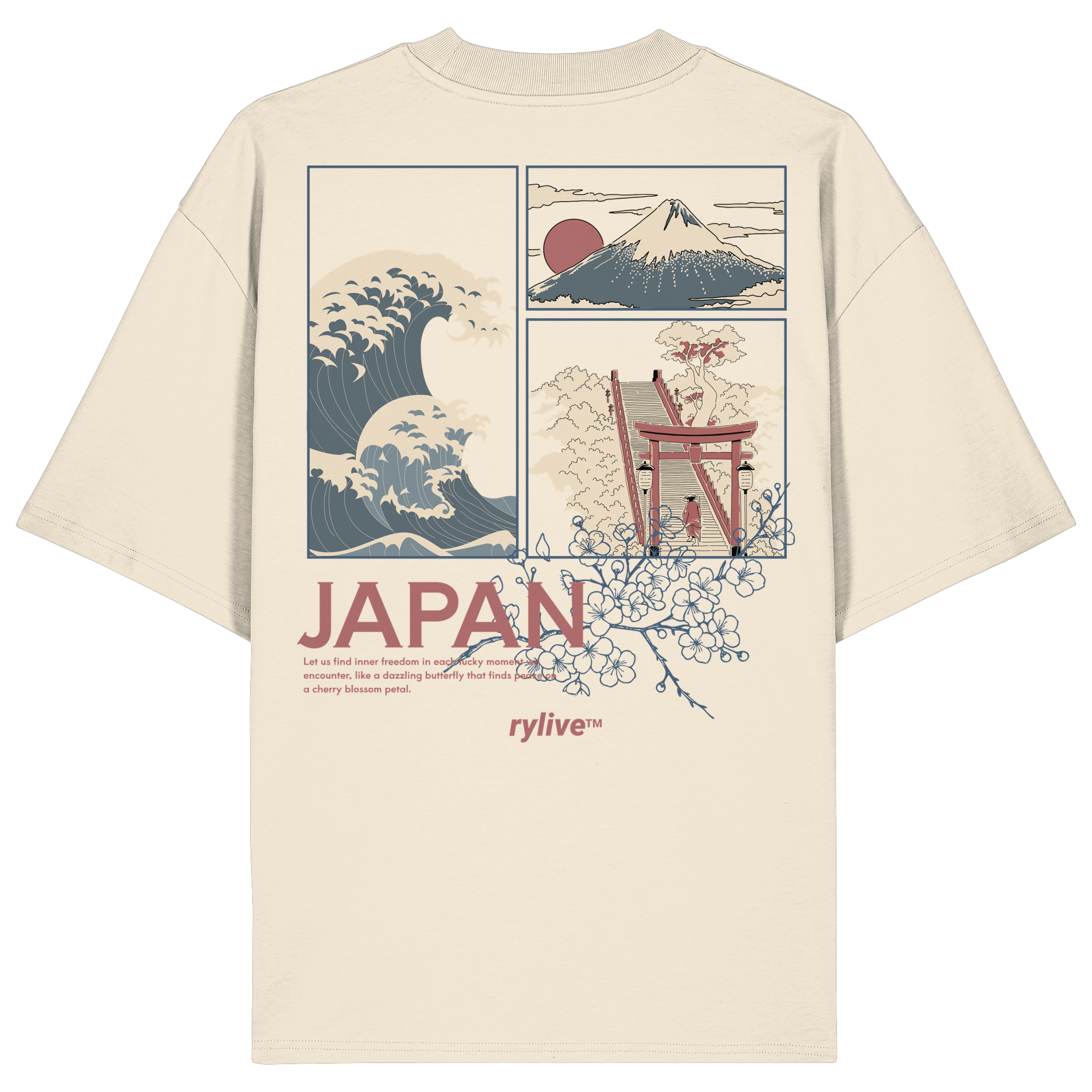 rylive Unisex Oversized T-Shirt // Japan