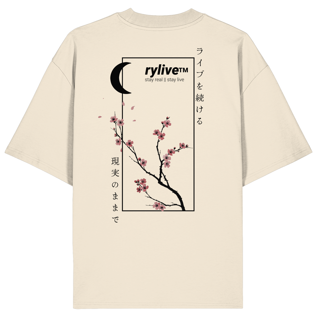 rylive Unisex Oversized T-Shirt // Cherry Blossom