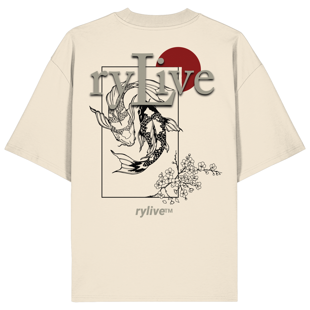 rylive Unisex Oversized T-Shirt // Koi