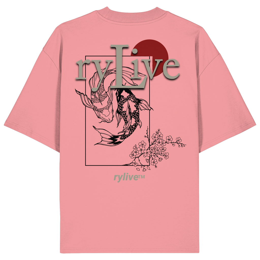 rylive Unisex Oversized T-Shirt // Koi