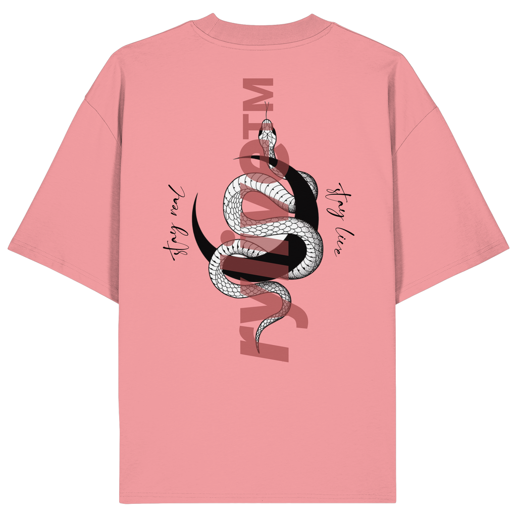 rylive Unisex Oversized T-Shirt // Snake