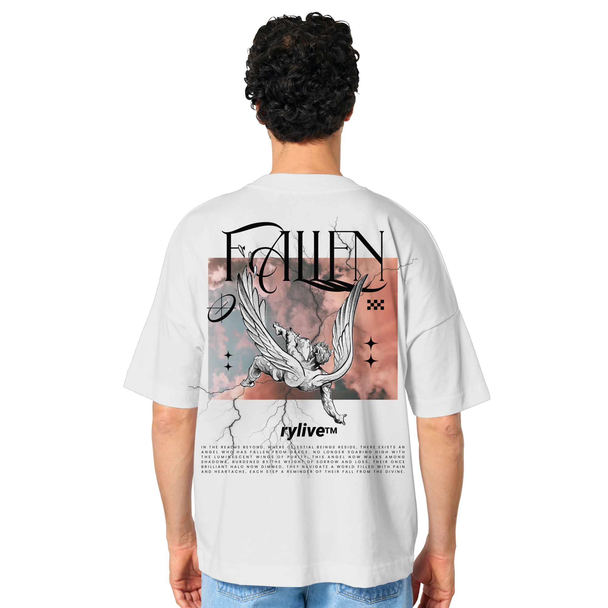 rylive Unisex Oversize T-Shirt // Fallen Angel