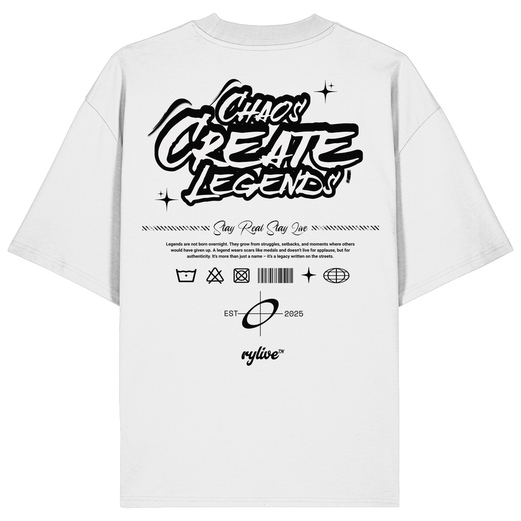 rylive Unisex Oversized T-Shirt // Legend
