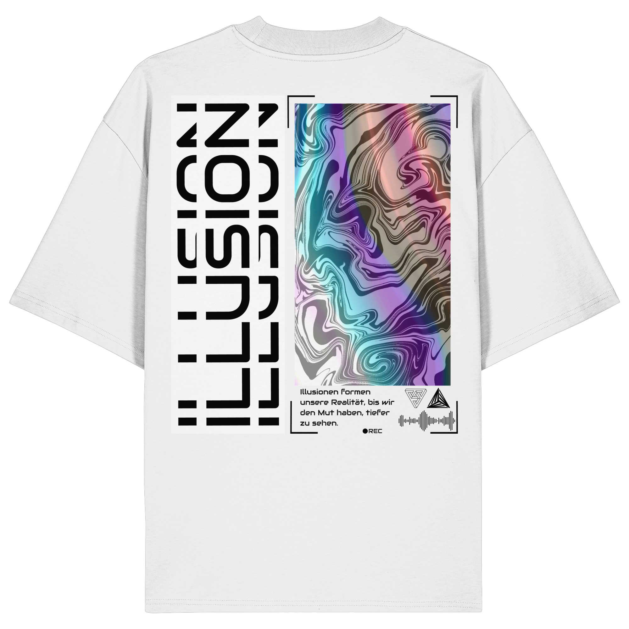 rylive Unisex Oversized T-Shirt // Illusion