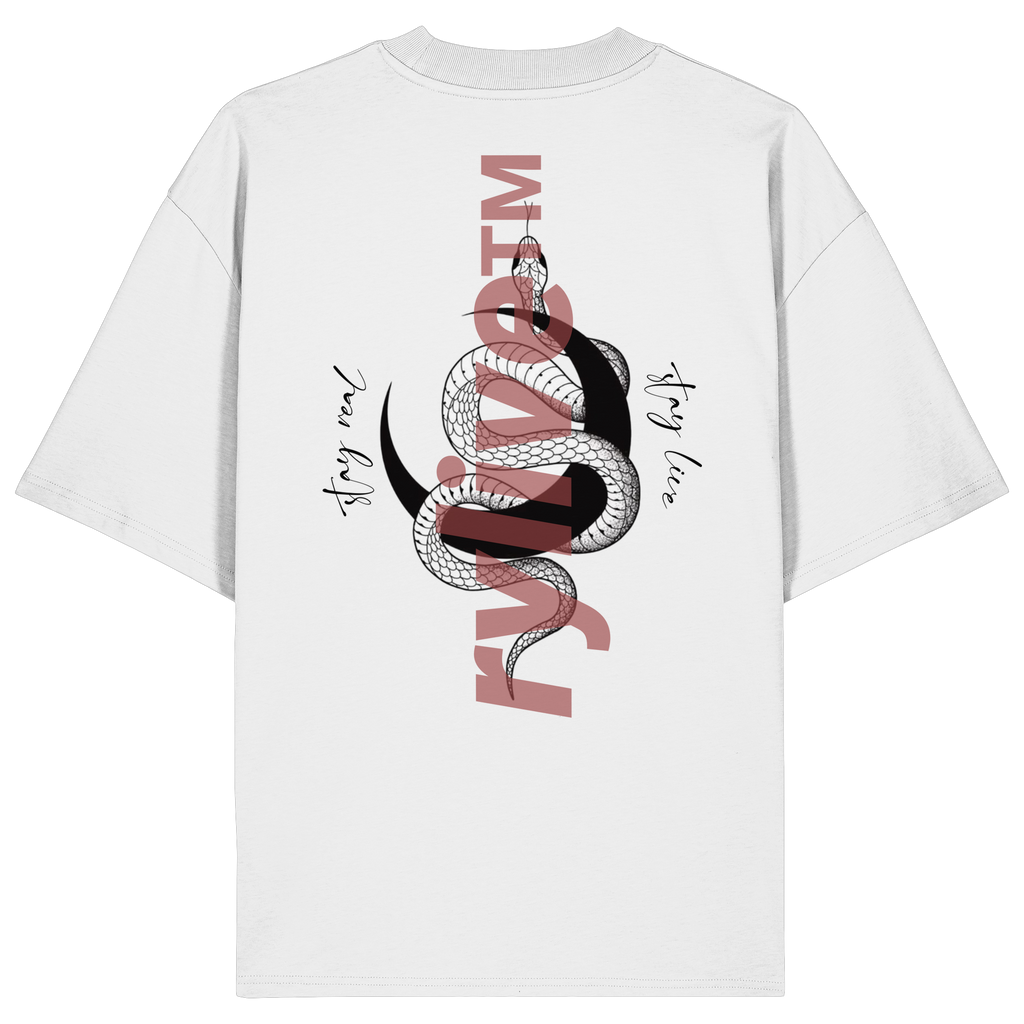 rylive Unisex Oversized T-Shirt // Snake