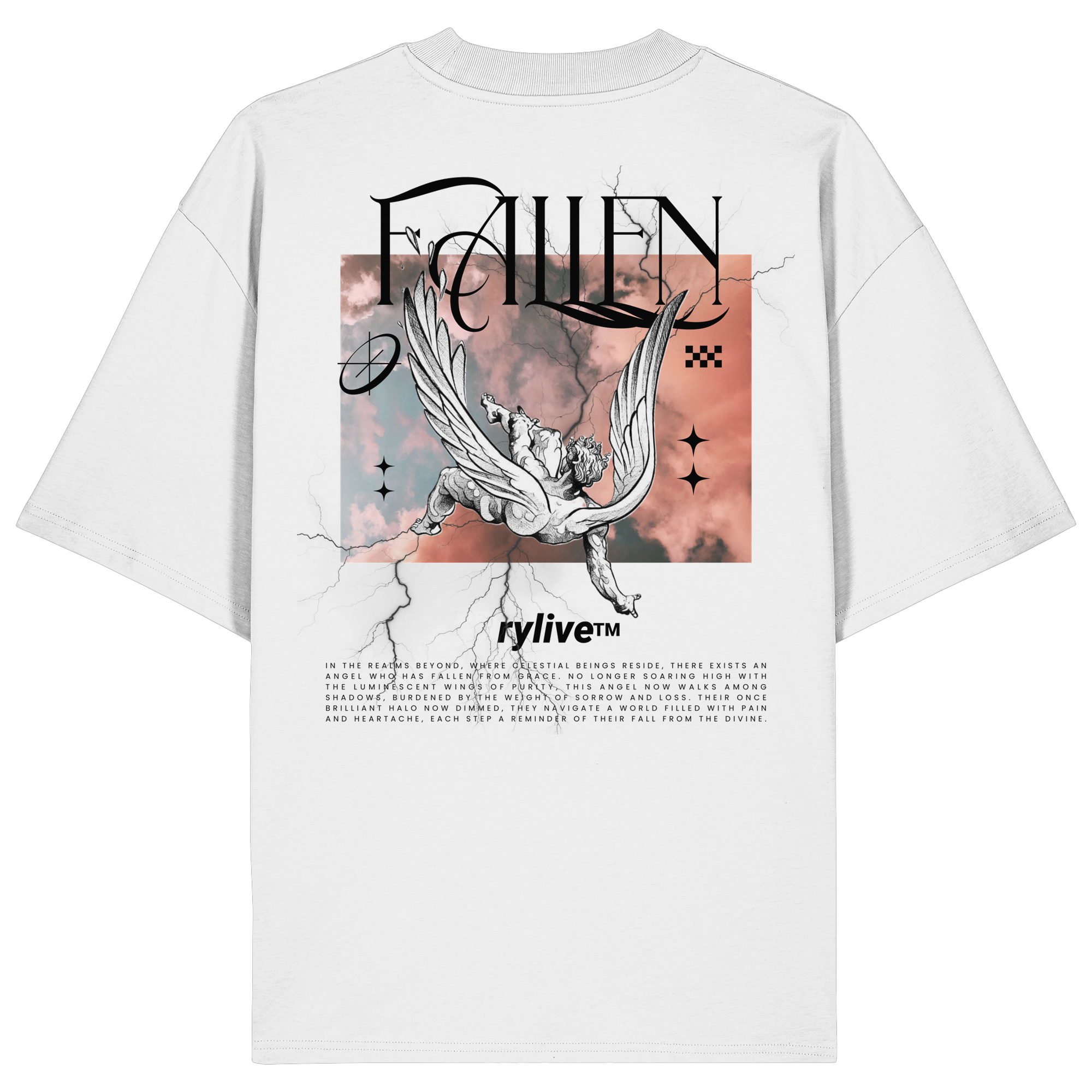 rylive Unisex Oversize T-Shirt // Fallen Angel