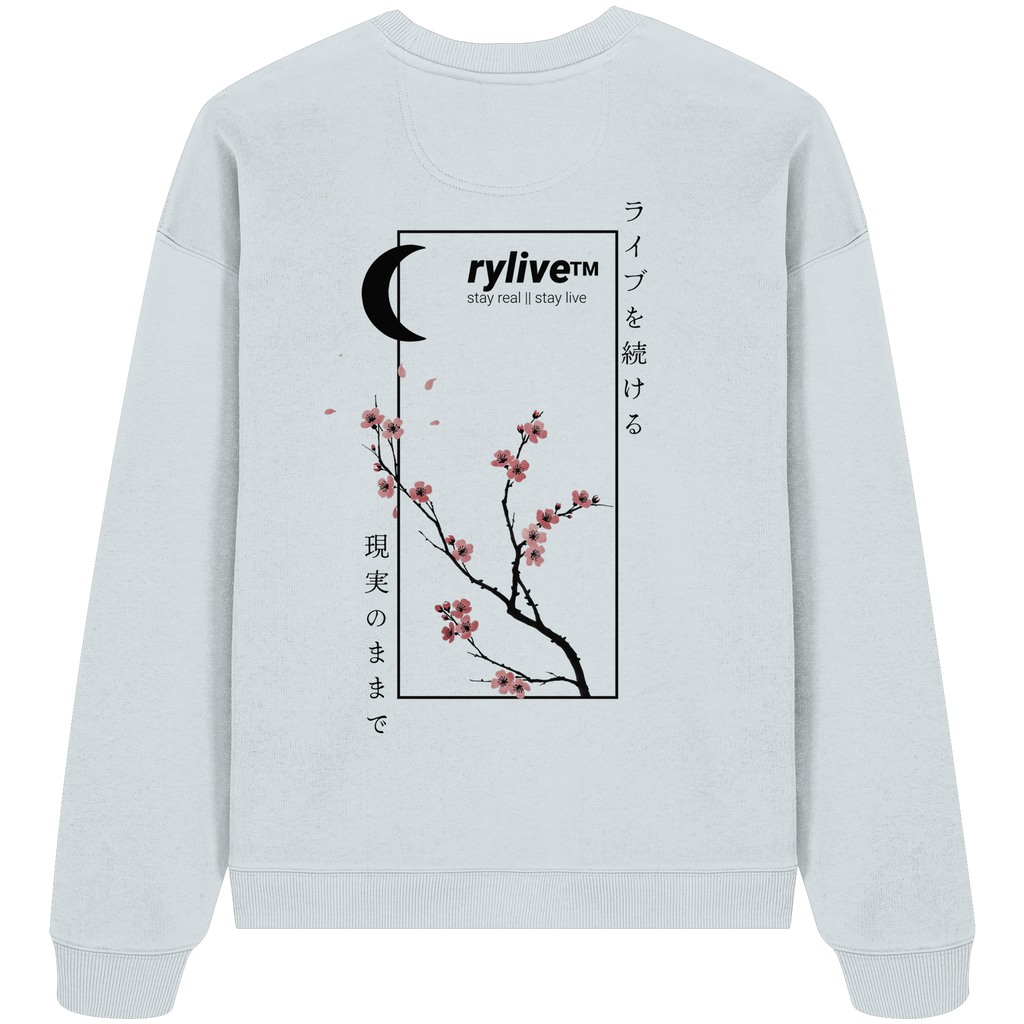 rylive Unisex Oversized Sweatshirt // Cherry Blossom