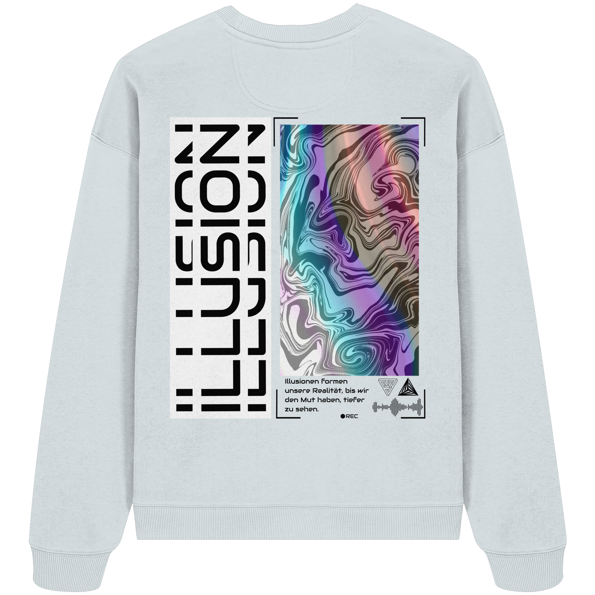rylive Unisex Oversized Sweatshirt // Illusion