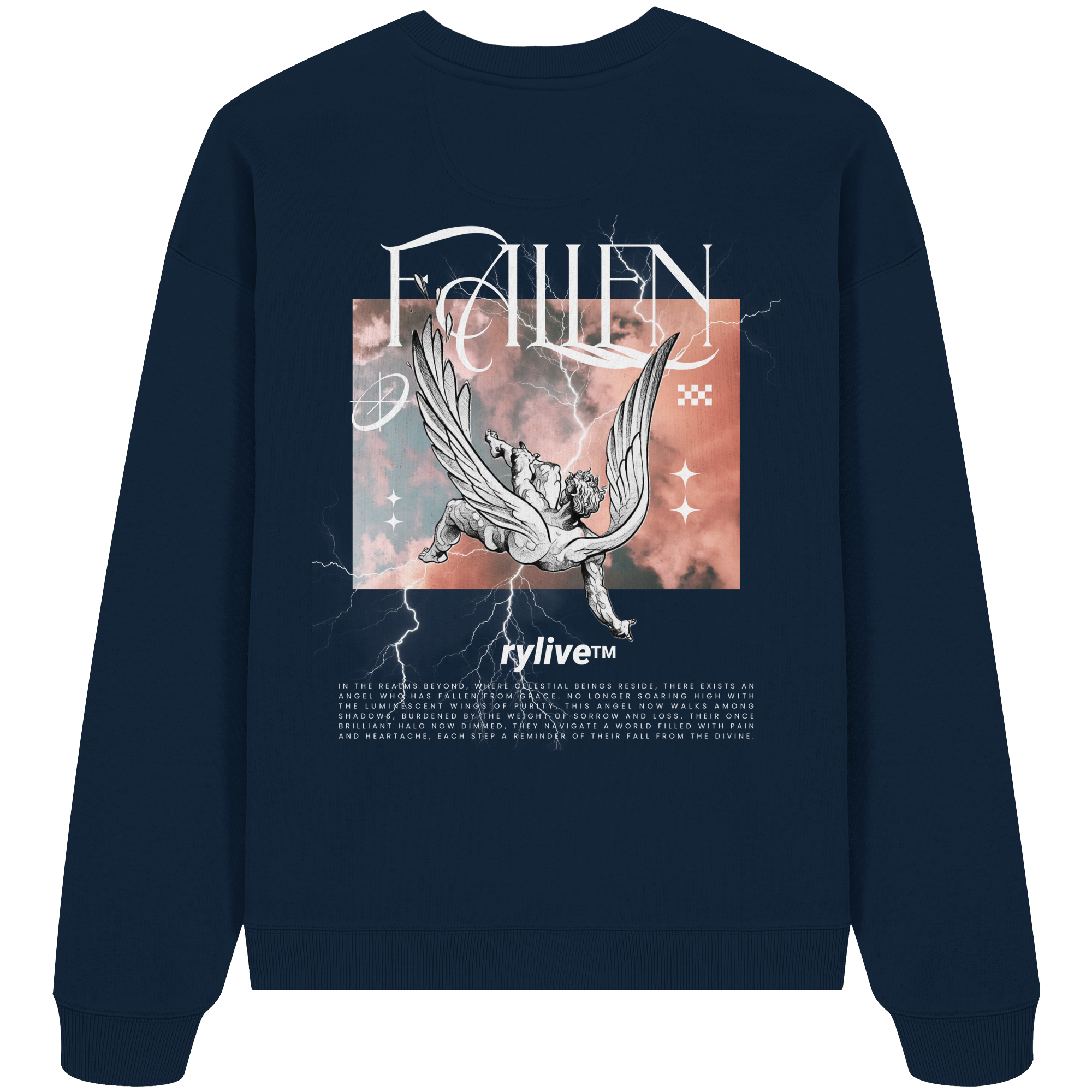 rylive Unisex Oversized Sweatshirt // Fallen Angel
