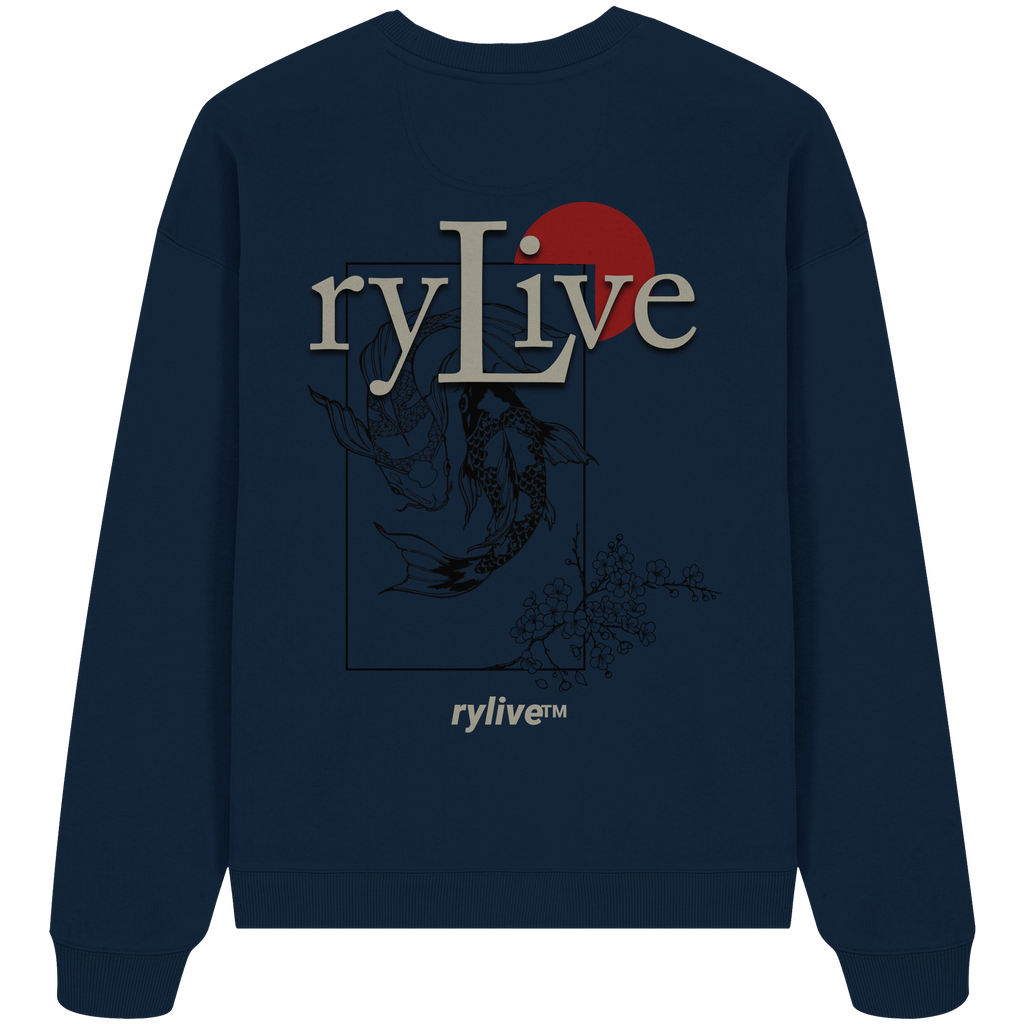 rylive Unisex Oversized Sweatshirt // Koi