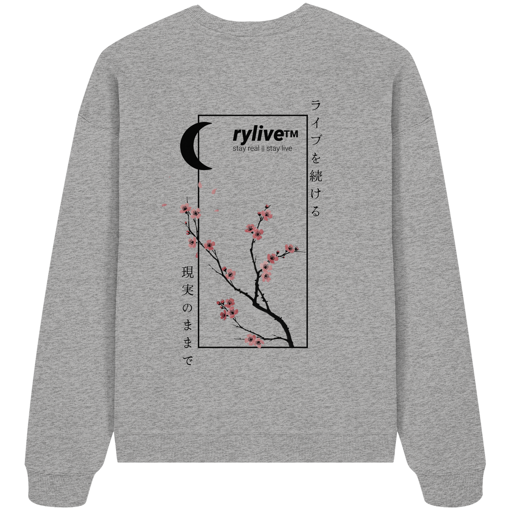 rylive Unisex Oversized Sweatshirt // Cherry Blossom