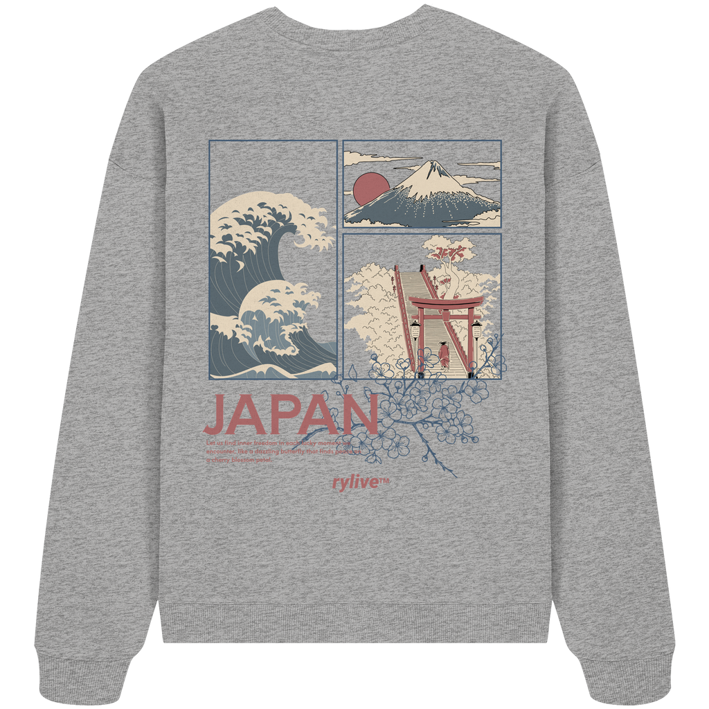 rylive Unisex Oversized Sweatshirt // Japan