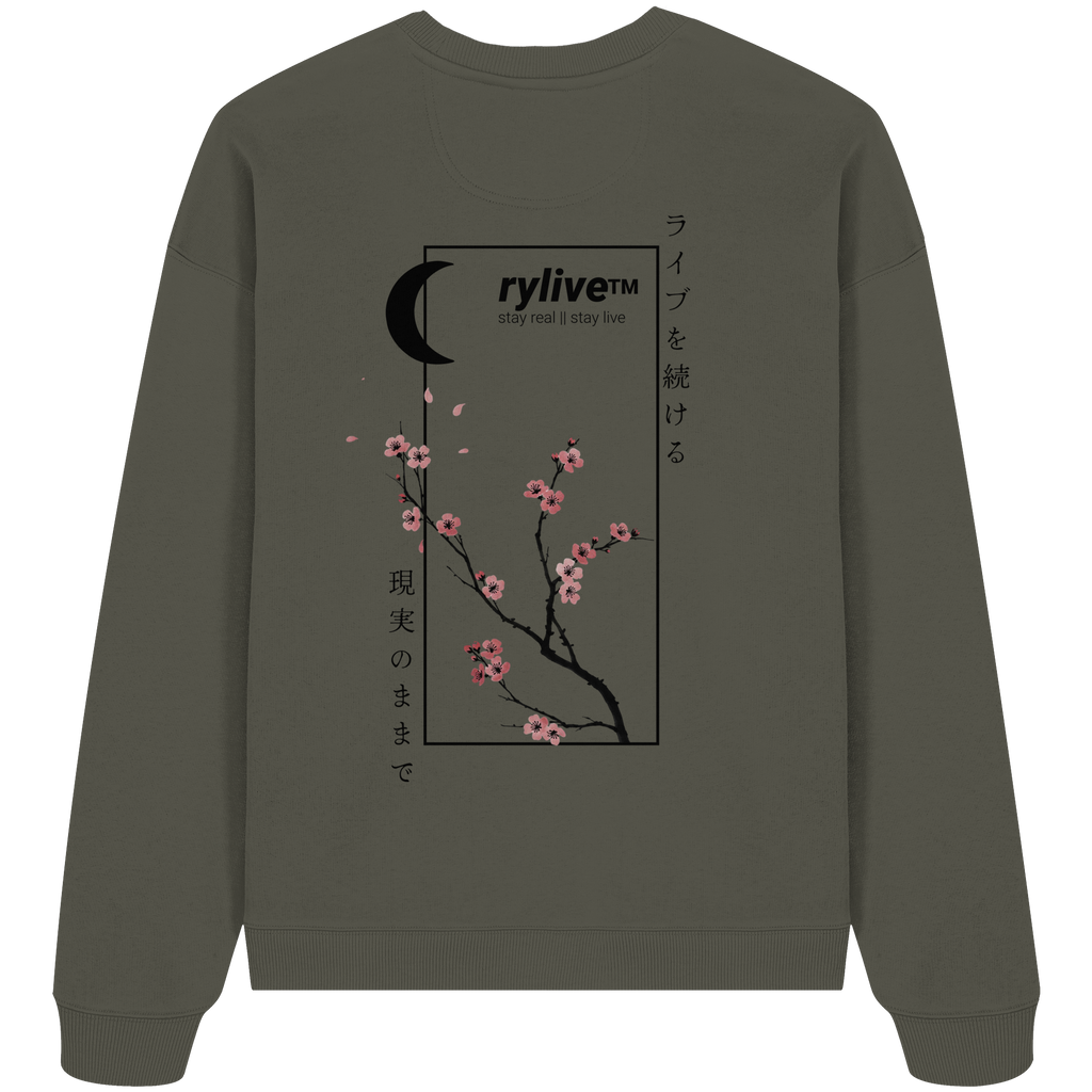 rylive Unisex Oversized Sweatshirt // Cherry Blossom