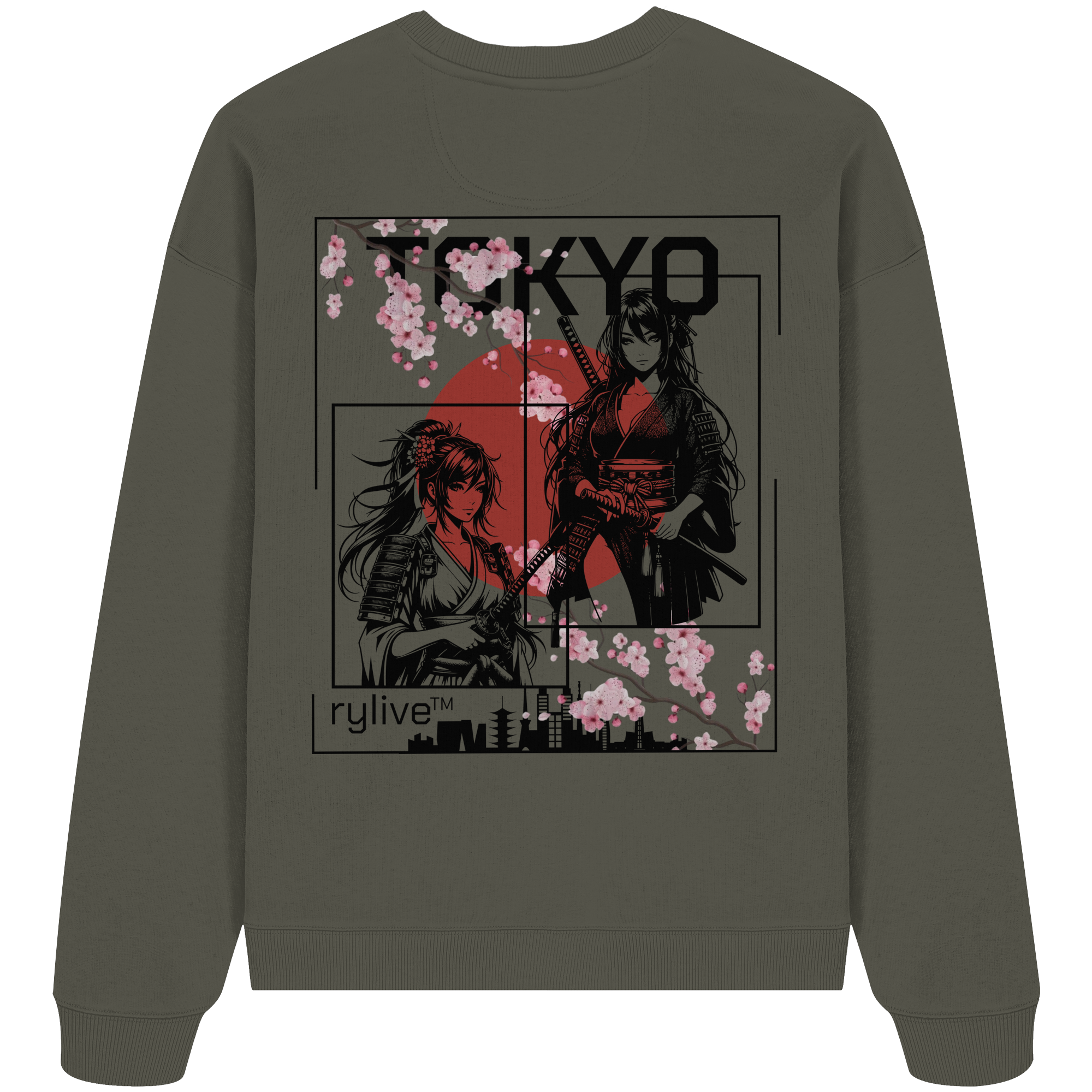 rylive Unisex Oversized Sweatshirt // Tokyo