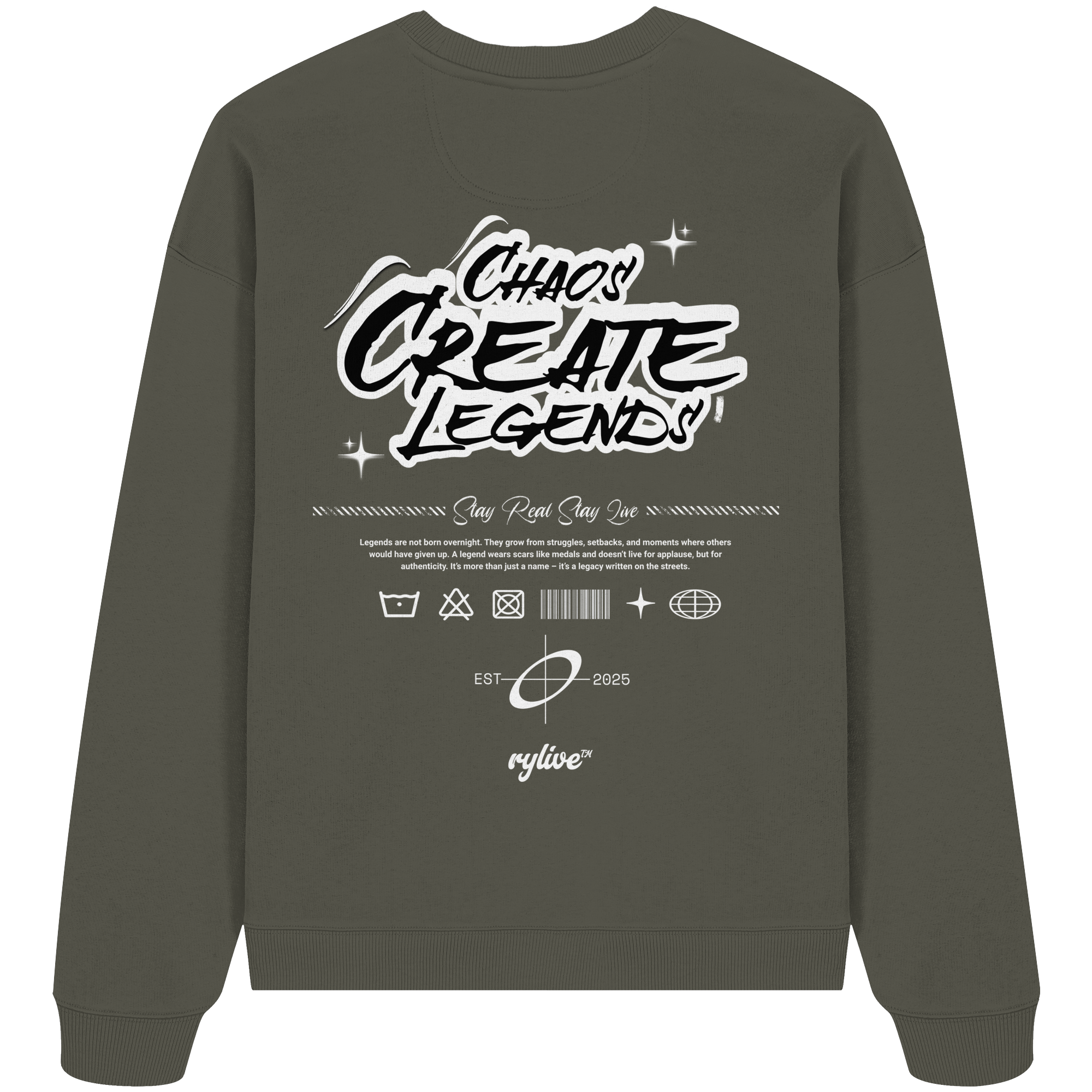 rylive Unisex Oversized Sweatshirt // Legend