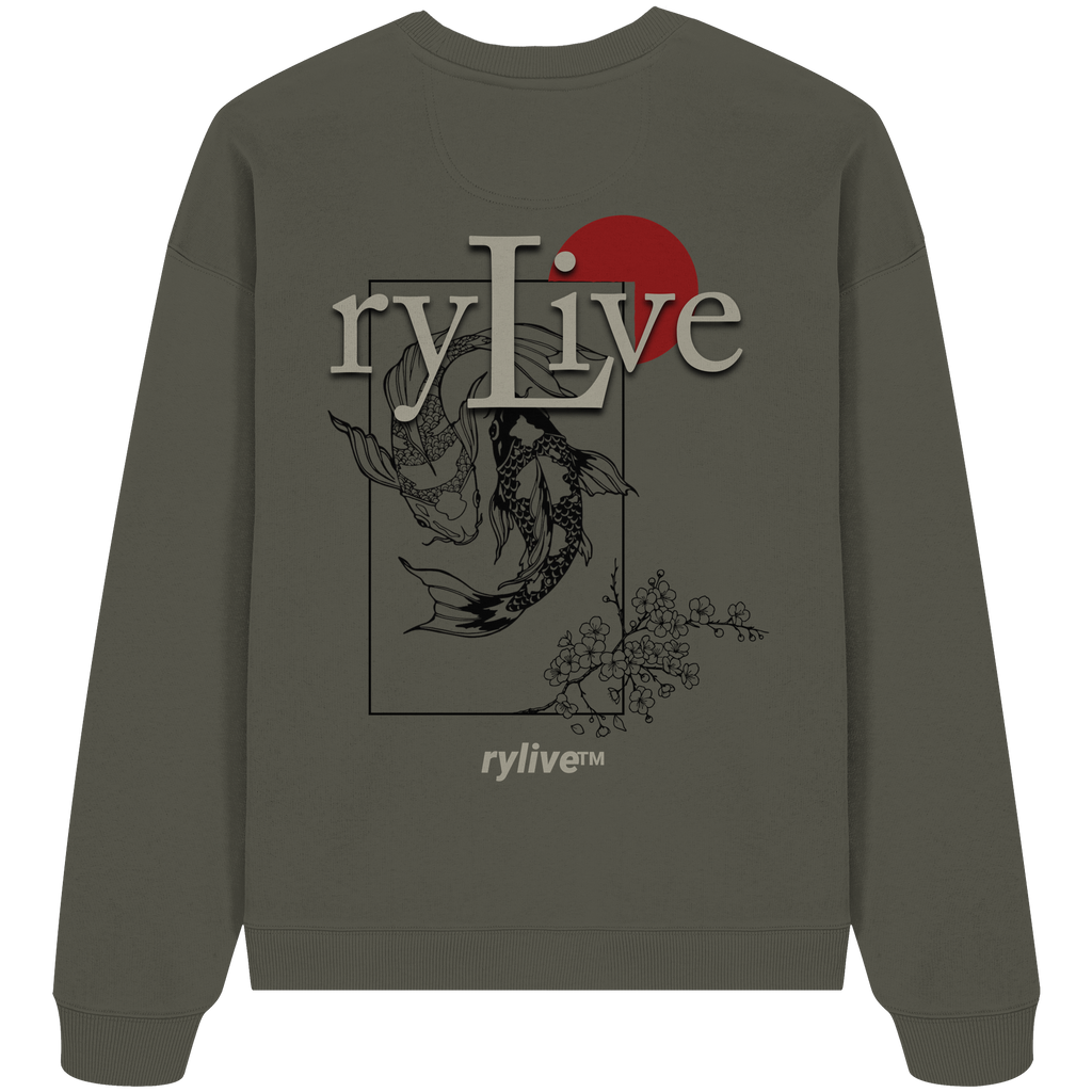 rylive Unisex Oversized Sweatshirt // Koi