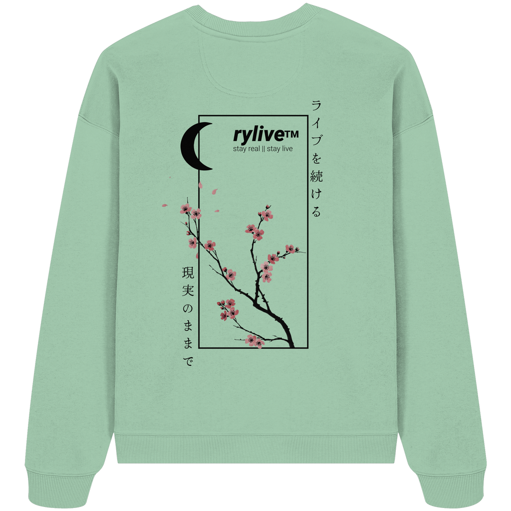 rylive Unisex Oversized Sweatshirt // Cherry Blossom