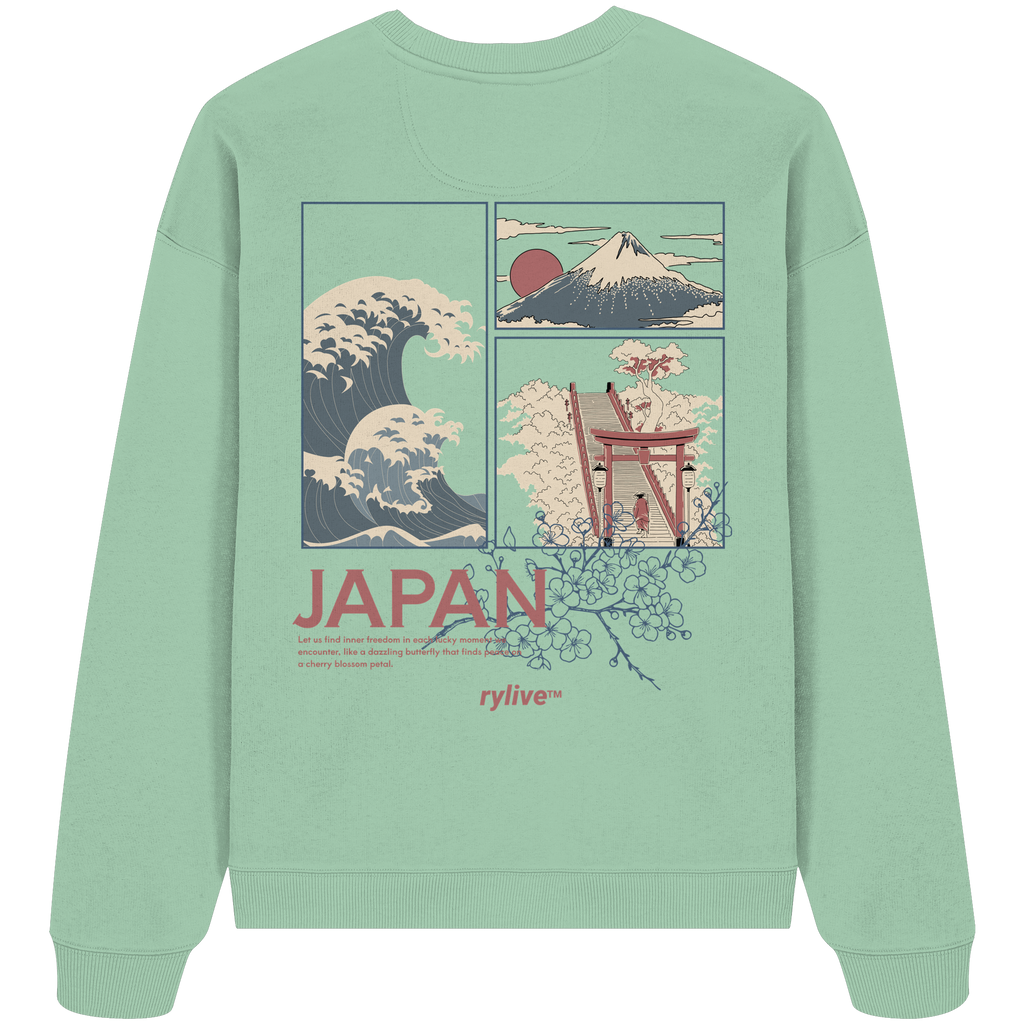 rylive Unisex Oversized Sweatshirt // Japan