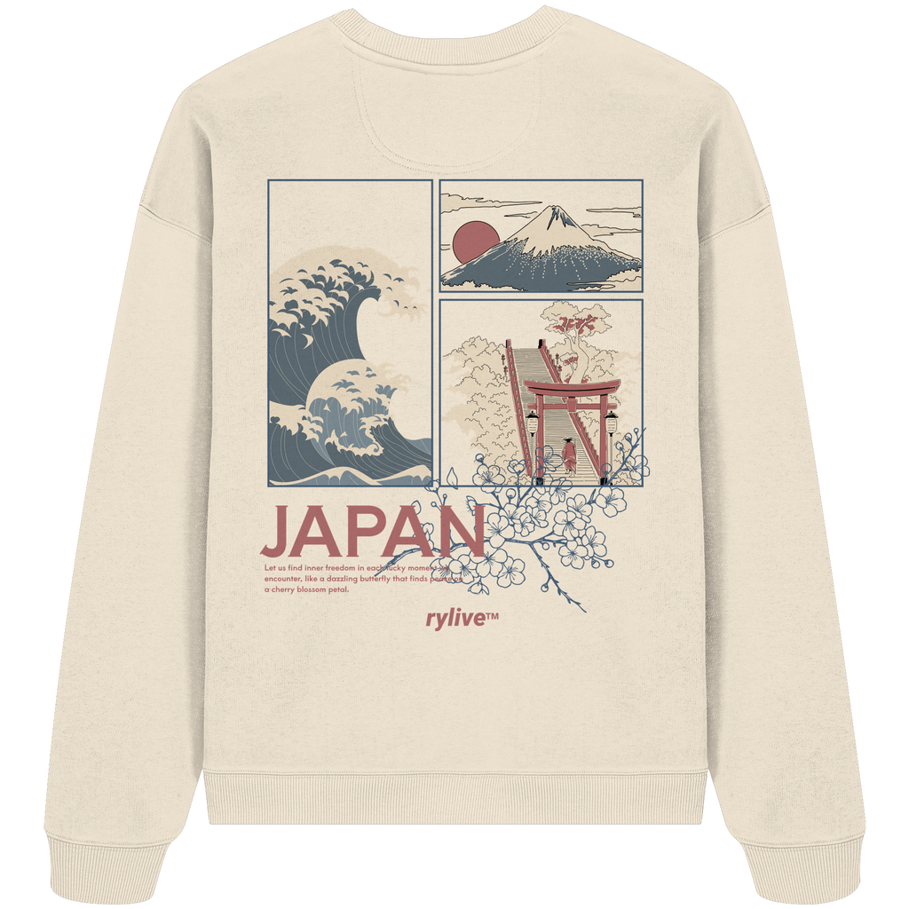 rylive Unisex Oversized Sweatshirt // Japan
