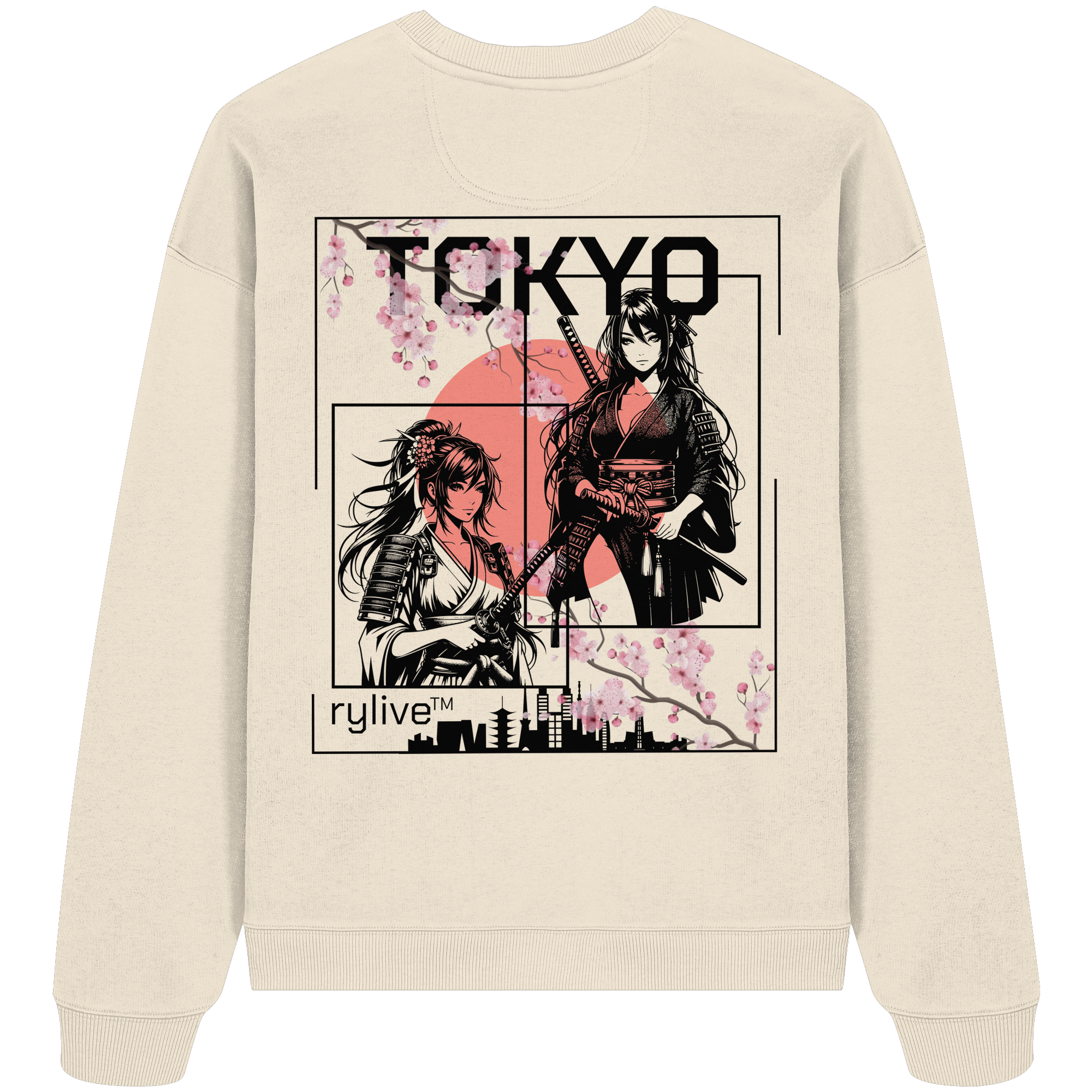rylive Unisex Oversized Sweatshirt // Tokyo