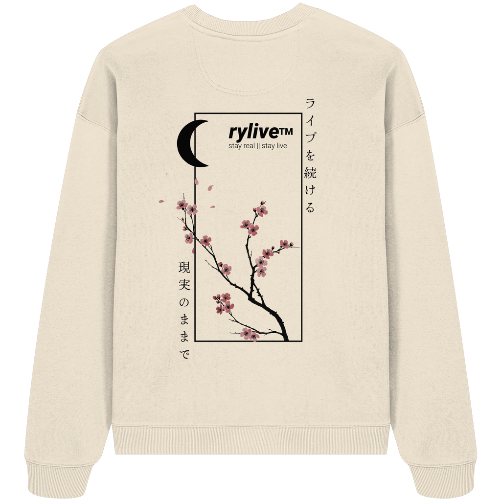 rylive Unisex Oversized Sweatshirt // Cherry Blossom