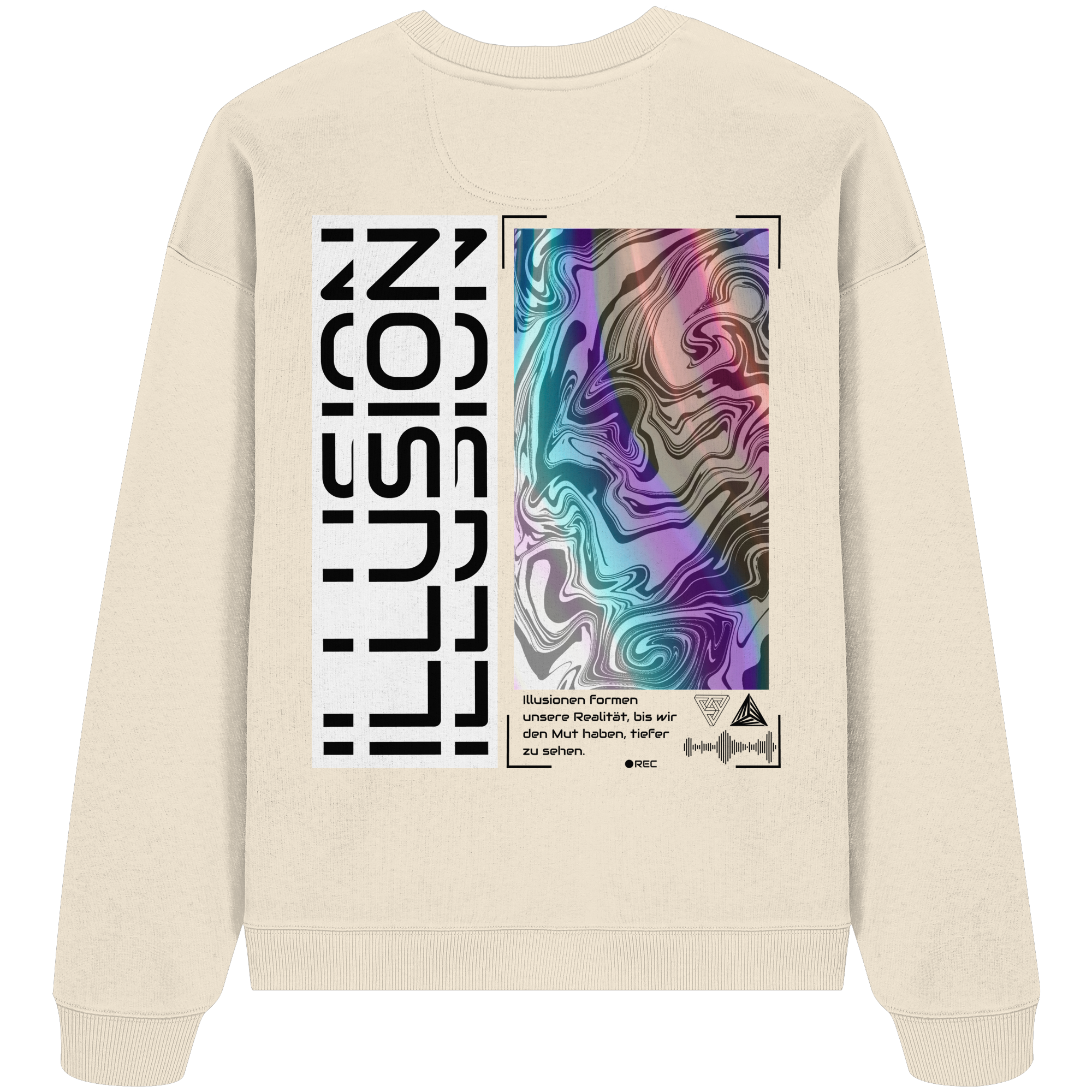 rylive Unisex Oversized Sweatshirt // Illusion