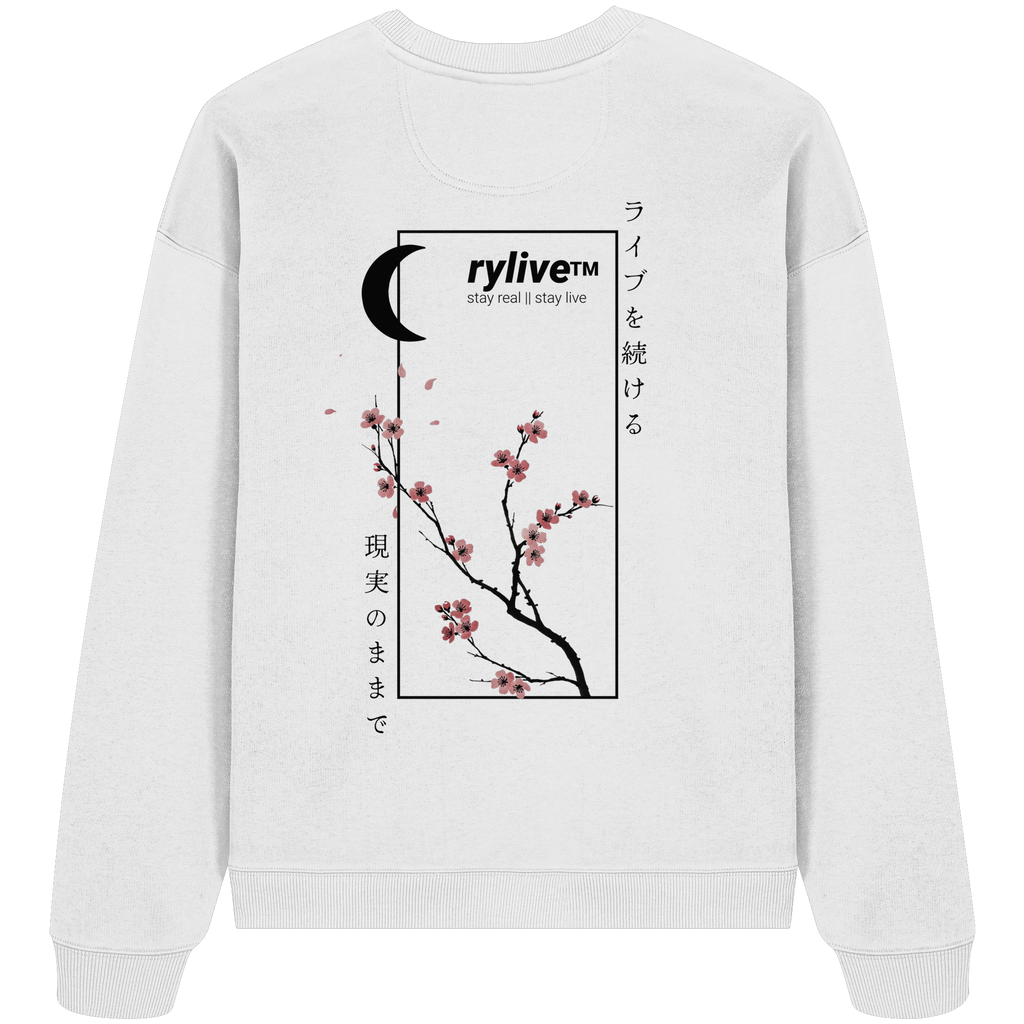 rylive Unisex Oversized Sweatshirt // Cherry Blossom