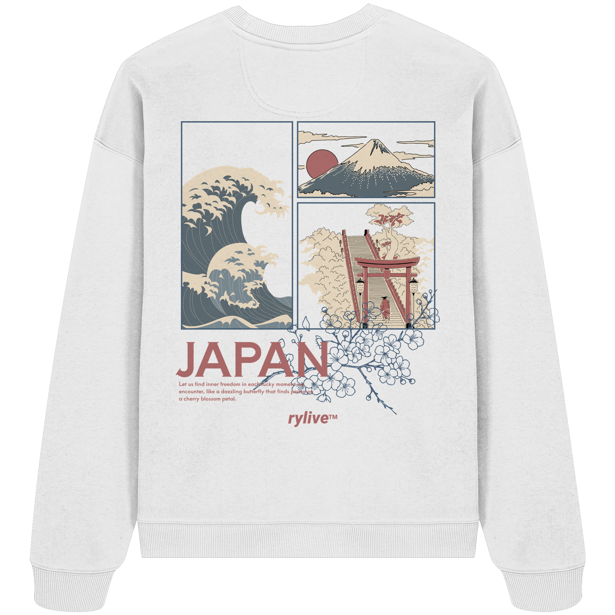 rylive Unisex Oversized Sweatshirt // Japan