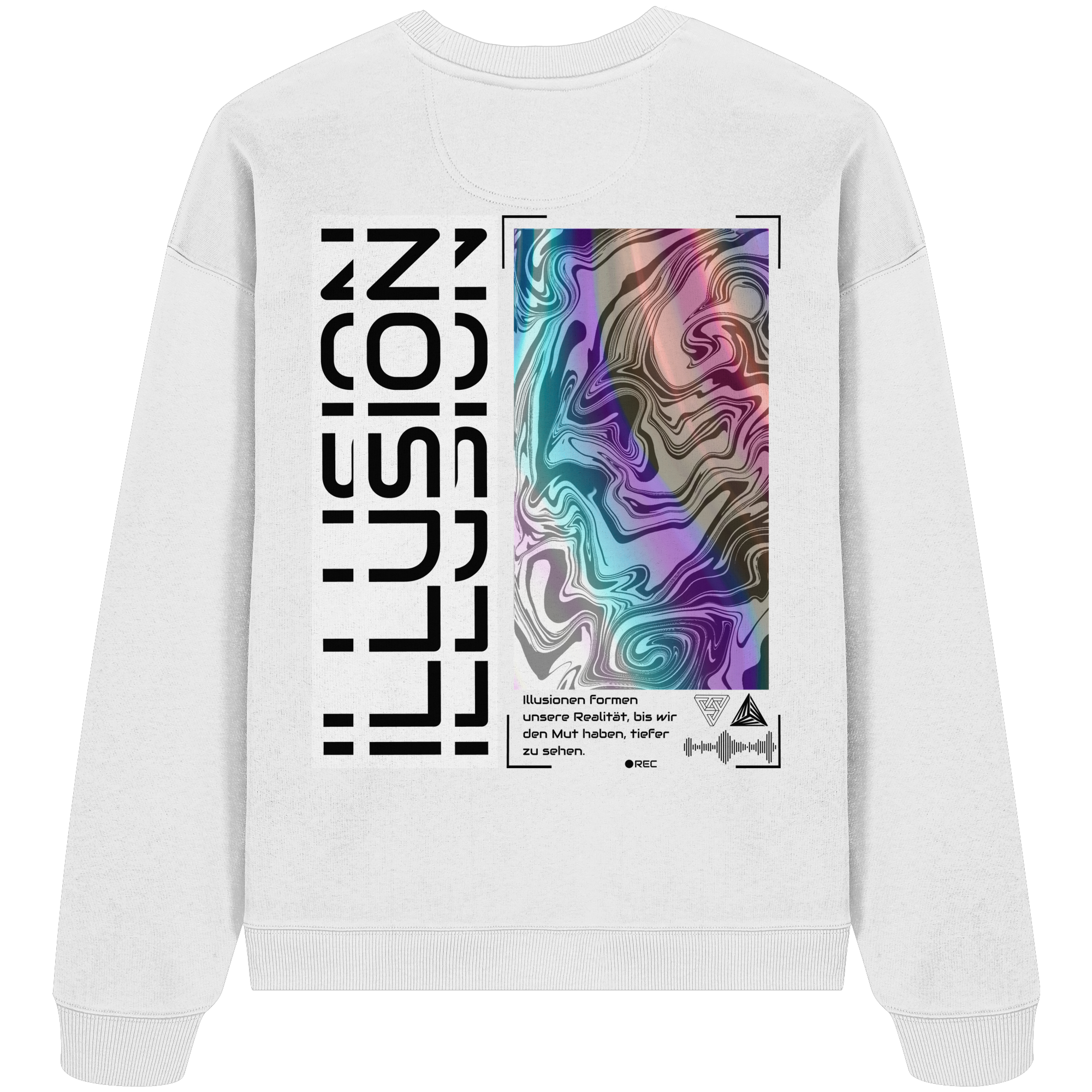 rylive Unisex Oversized Sweatshirt // Illusion