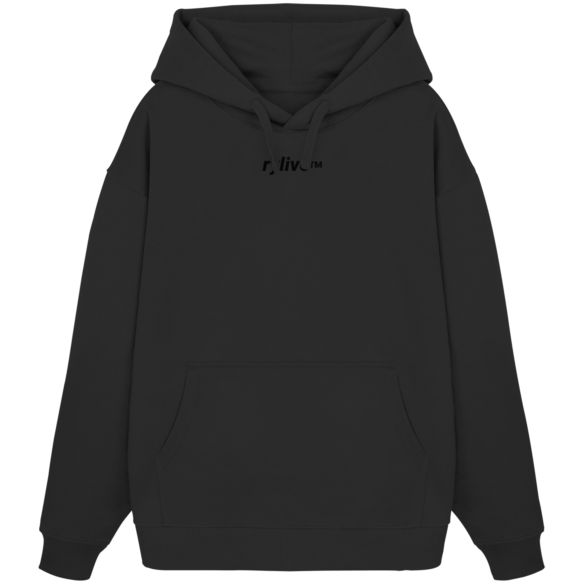 rylive Unisex Oversized Hoodie // Stay real Stay live