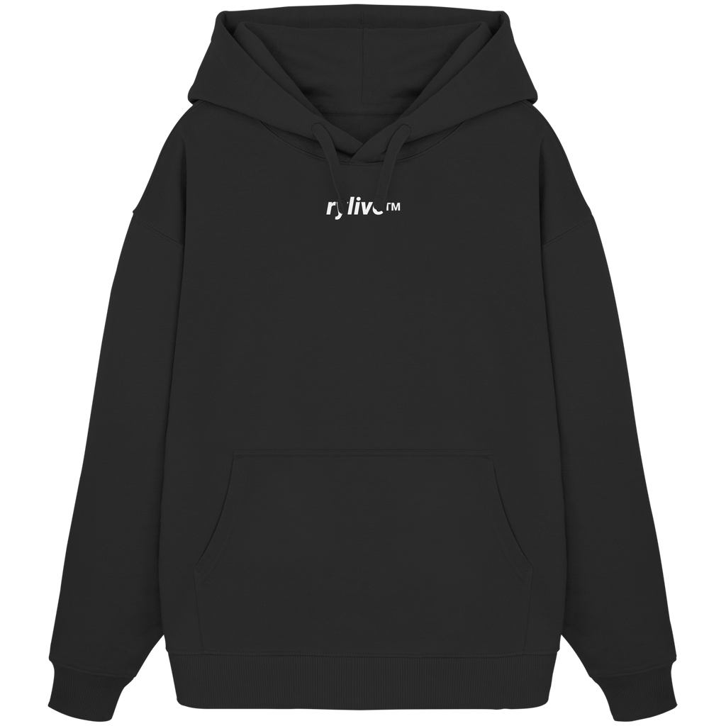 rylive Unisex Oversized Hoodie // Stay real Stay live