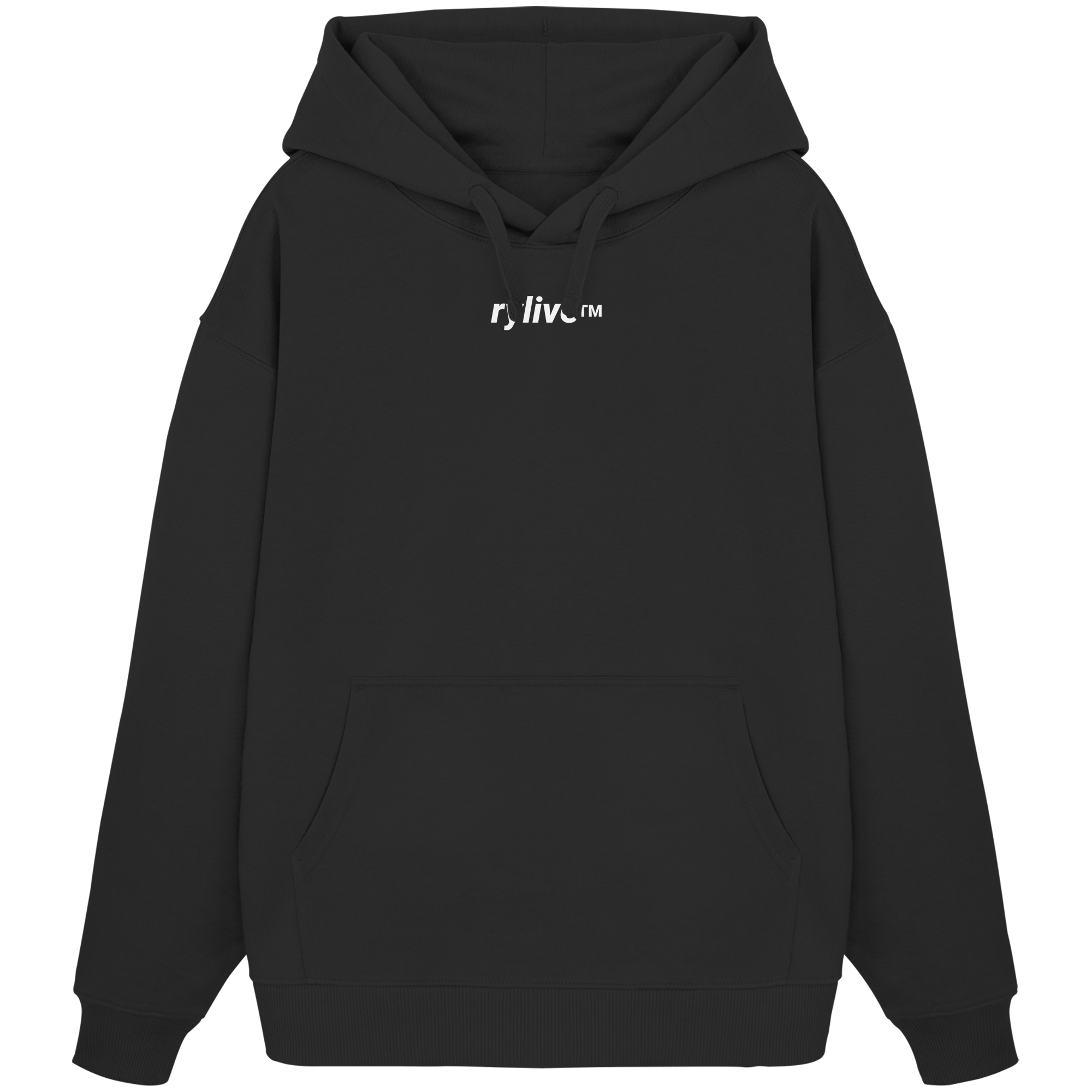 rylive Unisex Oversized Hoodie // Stay real Stay live