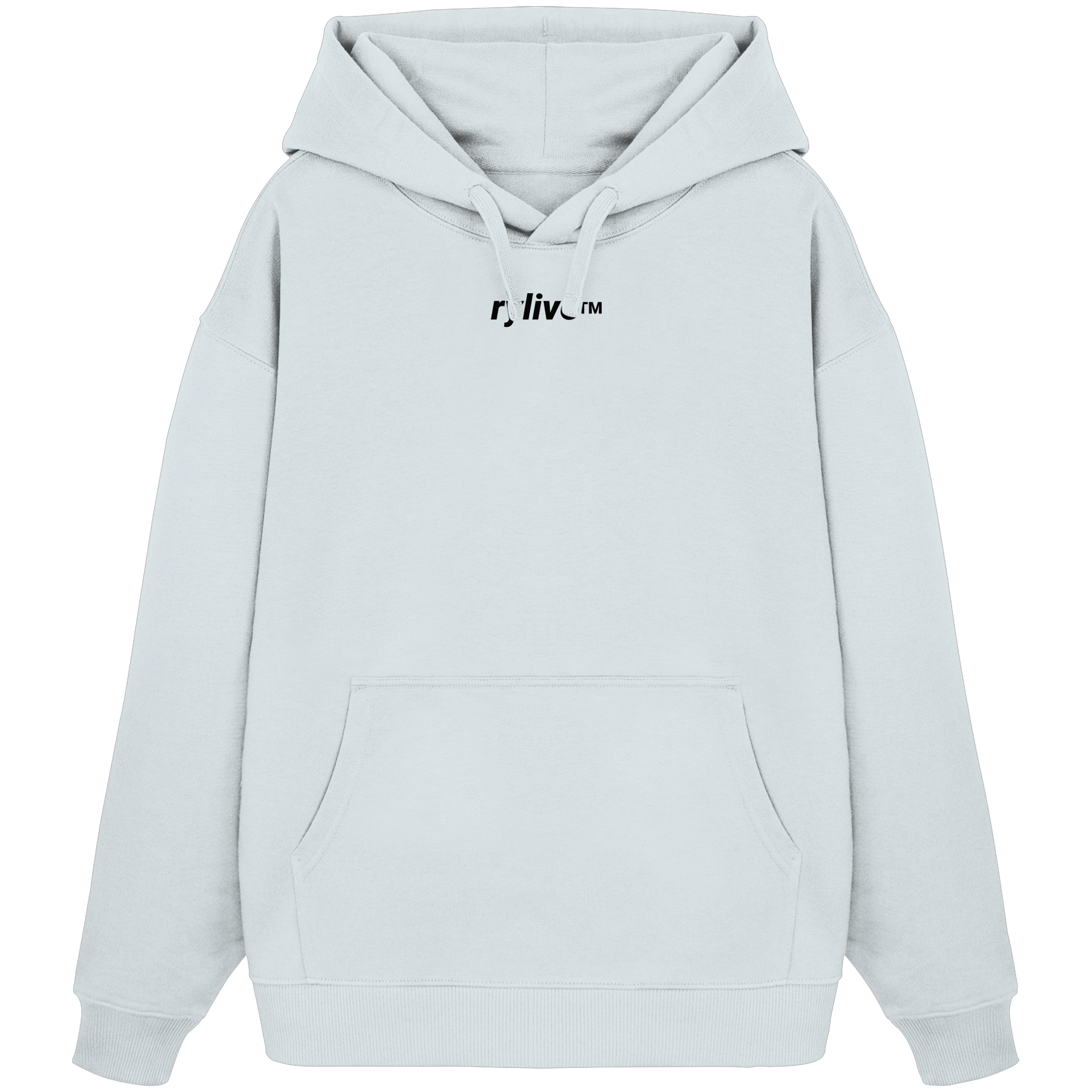 rylive Unisex Oversized Hoodie // Stay real Stay live