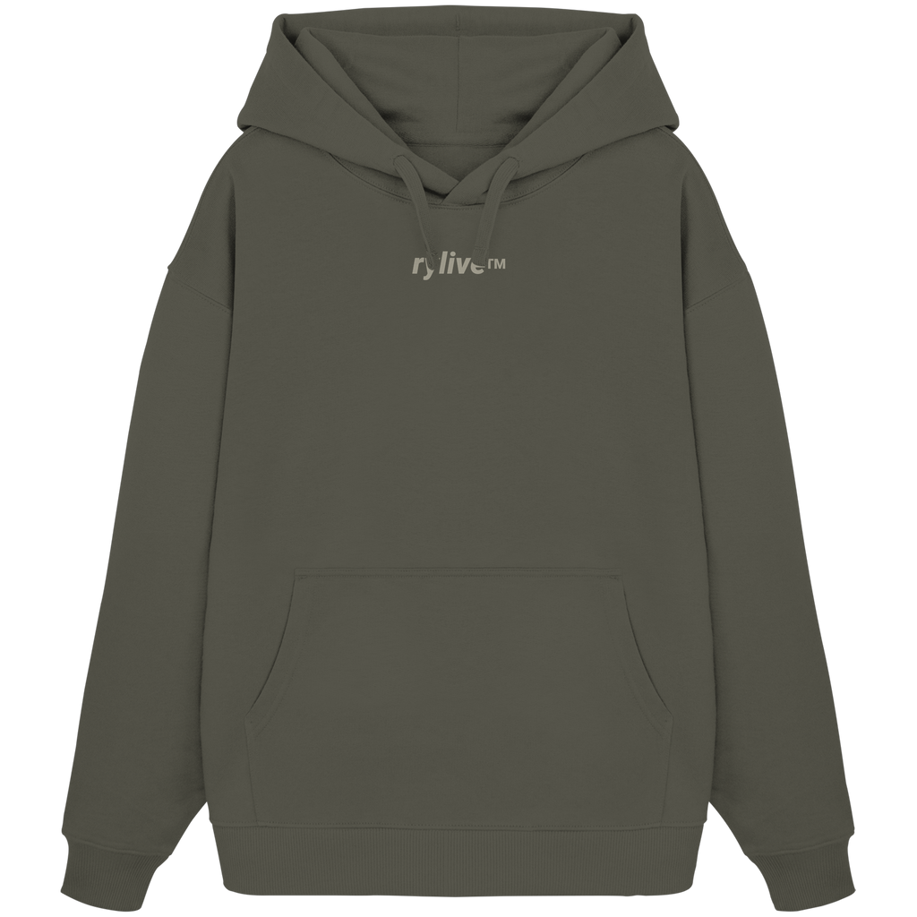 rylive Unisex Oversized Hoodie // Heart Flower