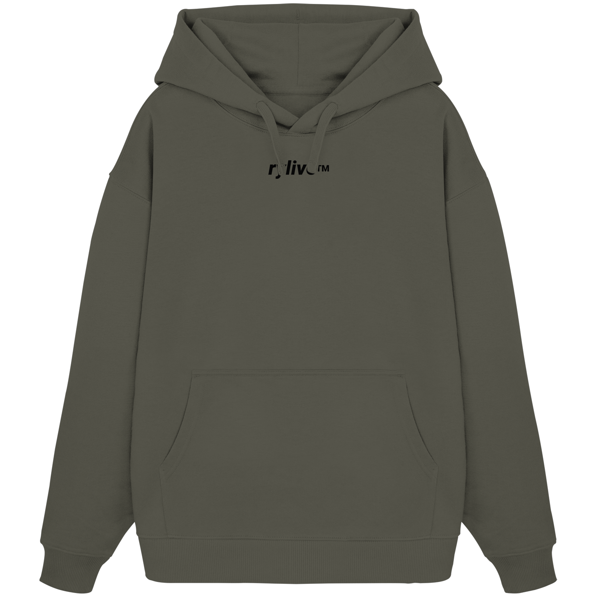 rylive Unisex Oversized Hoodie // Stay real Stay live