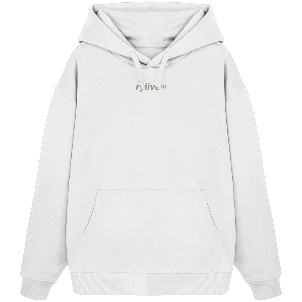 rylive Unisex Oversized Hoodie // Heart Flower