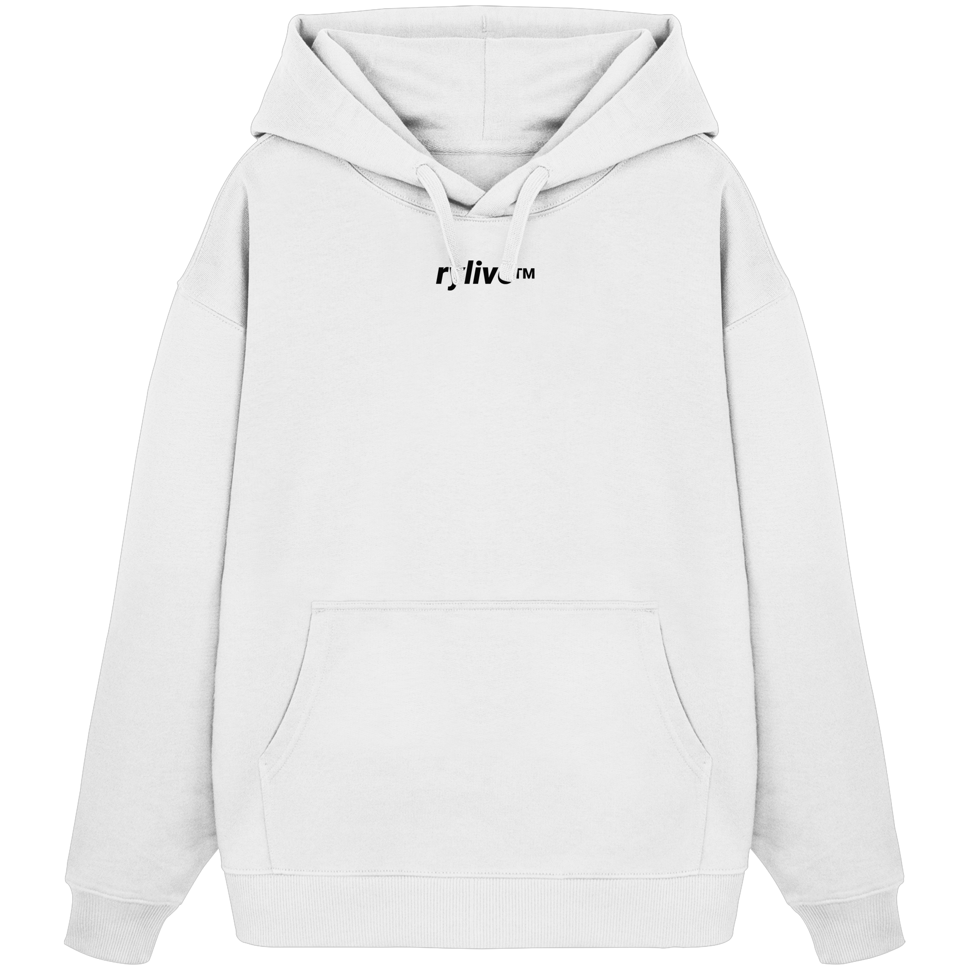 rylive Unisex Oversized Hoodie // Stay real Stay live