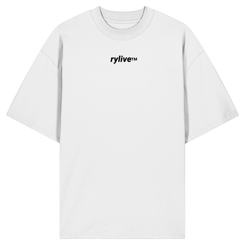 rylive Unisex Oversized T-Shirt // OFF Label Use - White Edition