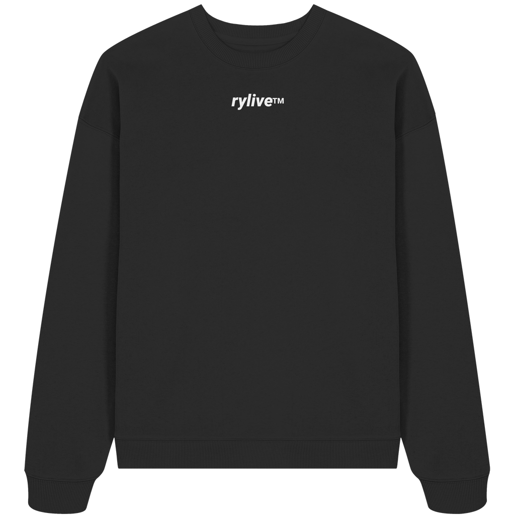 rylive Unisex Oversized Sweatshirt // Heart Flower