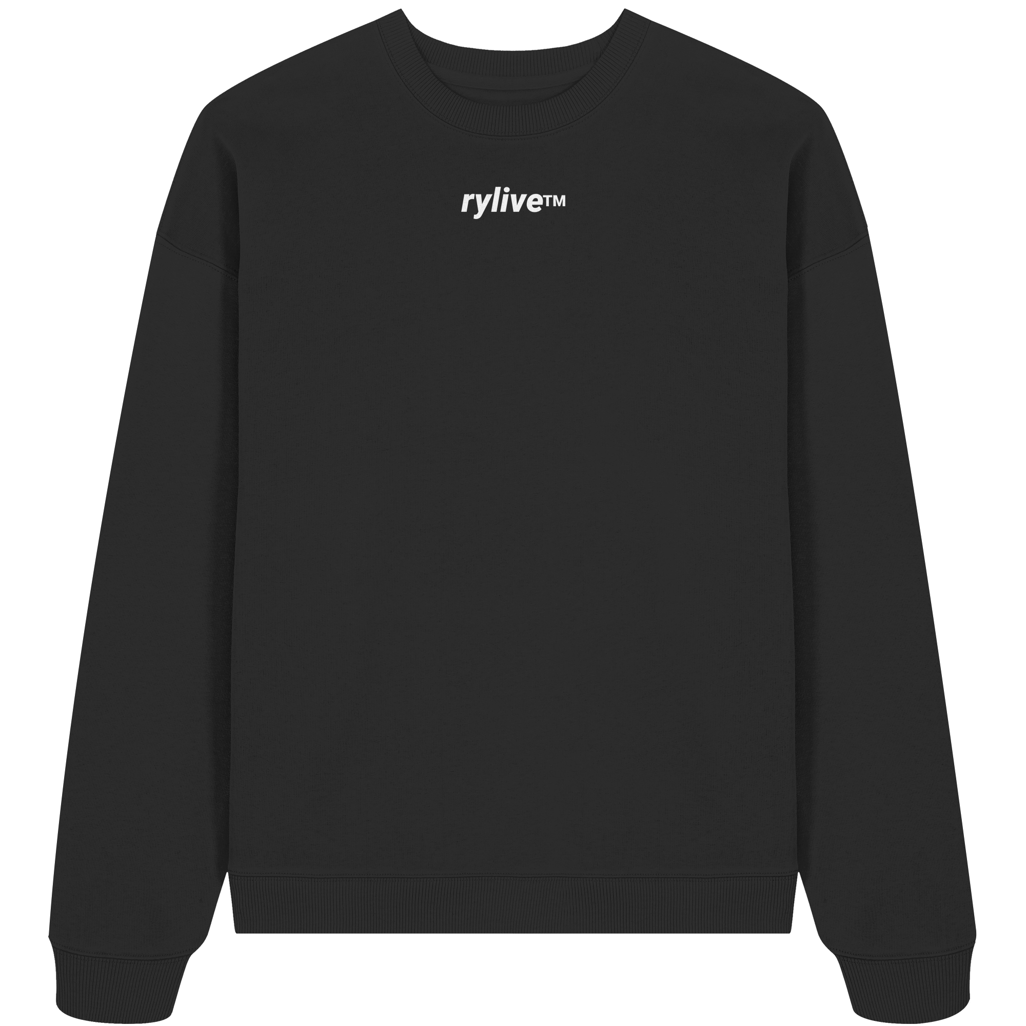 rylive Unisex Oversized Sweatshirts // Stay real Stay live