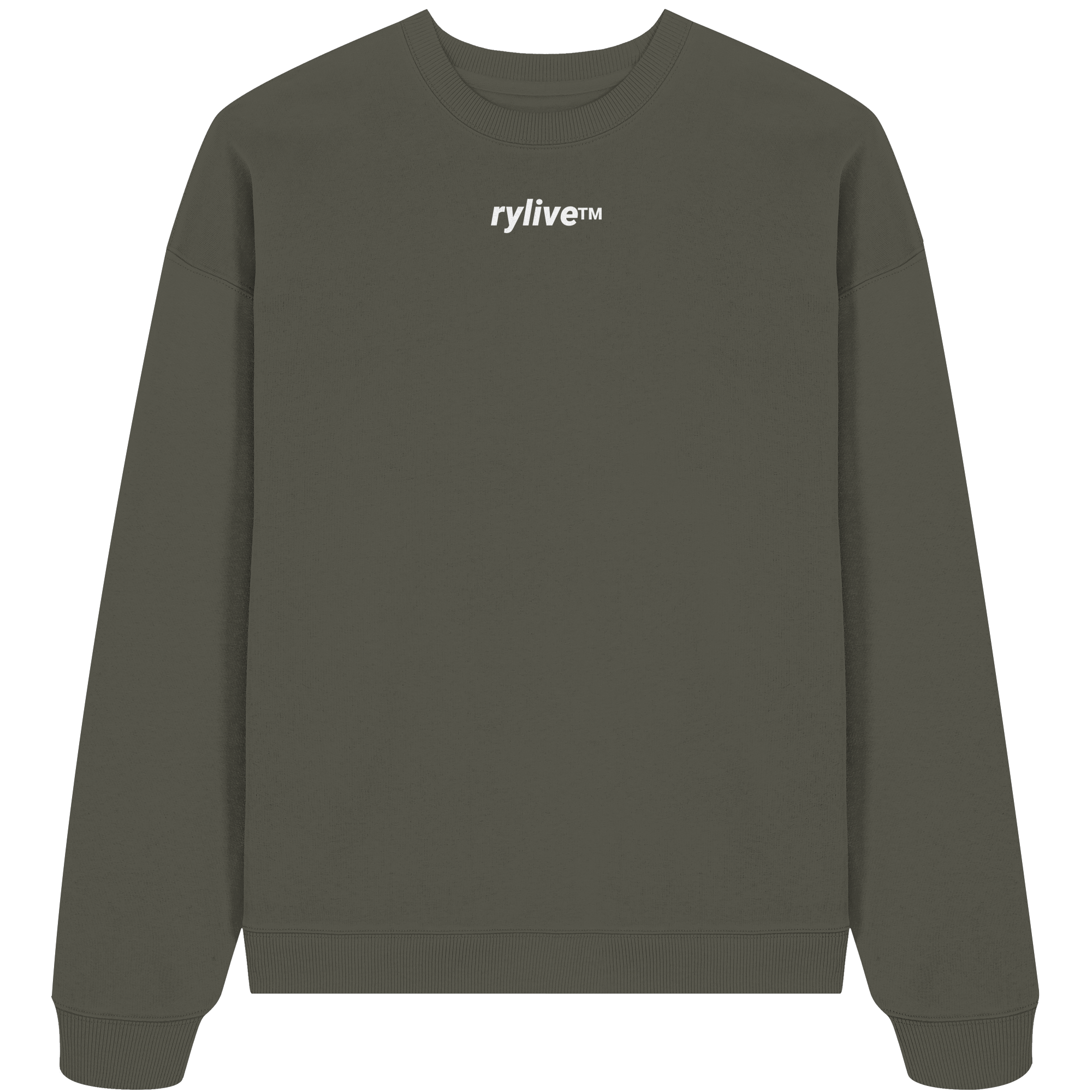 rylive Unisex Oversized Sweatshirts // Stay real Stay live